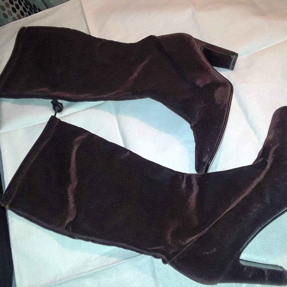 Brown Velveeteen Boot by J. Renee